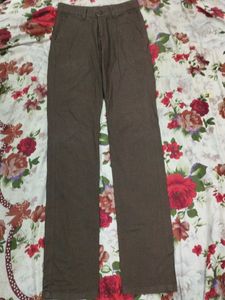 Men's Casual Brown Trousers