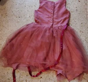 Birthday Onion Pink net and satin dress