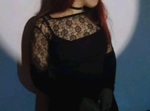 Black Netted Dress
