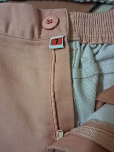 Boy's Striped Kurta and Peach Pants Set
