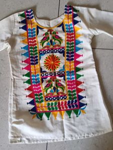 traditional kutch embroidered full sleeve short. n