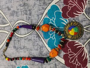 Colorful Beaded Fashion Necklace