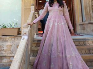 Beautiful Pink Ethnic Gown