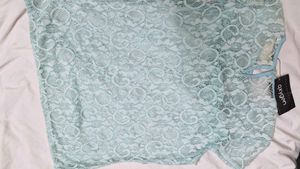Mint Lace Top