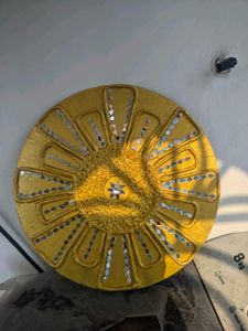 Decorative Golden Sun Wall Hanging