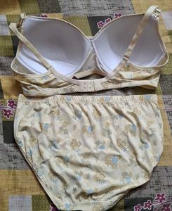 Floral Bra and Panty Set