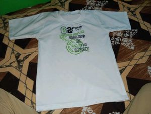Graphic Print White T-Shirt