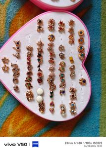 Assorted Stud Earrings Set of 1 pairs