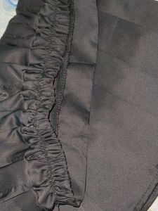 black mini tennis skort