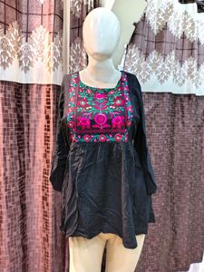 New Embroidered short Kurta or Top
