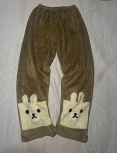 Cute Bear Fleece Pajama Set