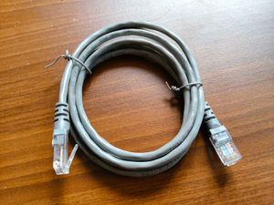 RJ45 male connectors on both ends