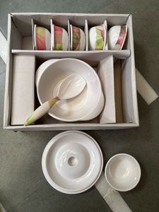 🆕9 Pcs Melamine Set