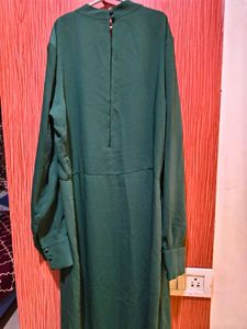 H&amp;M Round Neck Full Sleeve Long Dress for Women