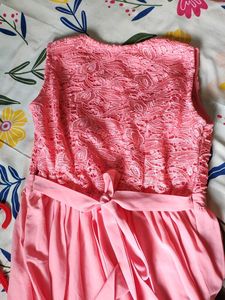 Beautiful Pink paded Gown