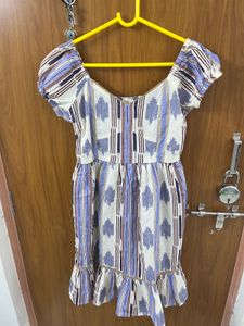 Bohemian Print Short Dress