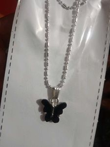 Butterfly Pendant Necklace (it's in unopened packa
