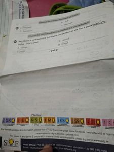SOF Class 2 Olympiad Question Paper