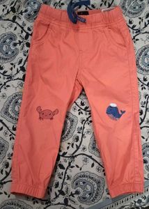 Cute Coral Crab & Whale Pants for Kids