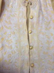 Floral Button-Down Cardigan