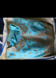 wedding anarkali gown padded