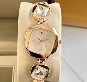 Rose Gold Women's Watch with Crystals