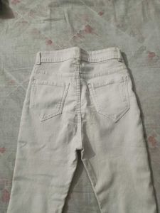Women white jeans