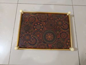 Unused Multi Material Decorative Serving Tray
