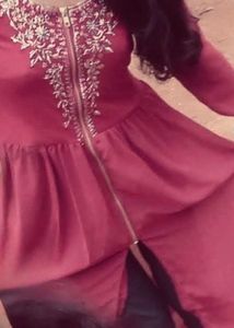 Elegant Maroon Ethnic Gown