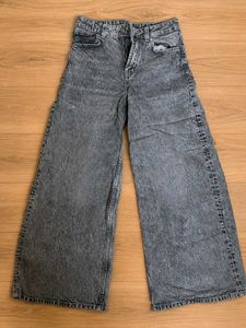 H&M Denim Grey Relaxed Jeans