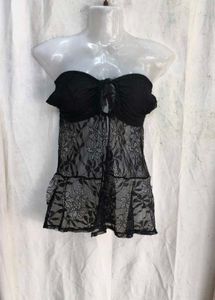 69. Elegant Black Lace Babydoll