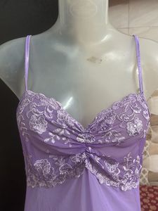 Purple Lace Nightgown