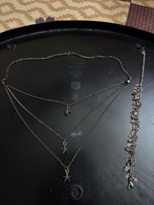 Layered Star Necklace & Bracelet Set