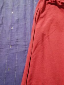 Red Comfortable Palazzos
