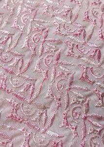 Unstitched heavy Chikankari Pink full suit set