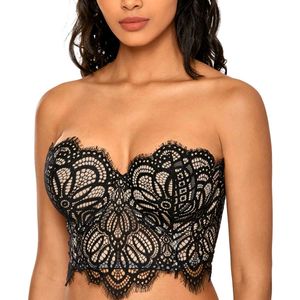 Lace Strapless top