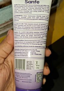 Sanfe Exfoliating Gel for Tan &amp; Dead Skin