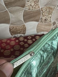 Shimmering Mint Green Pouch