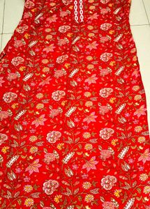 Vibrant Floral Print Kurta
