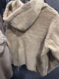 Cozy Tan Sherpa Hooded Jacket