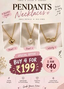 Elegant Pendant Necklaces