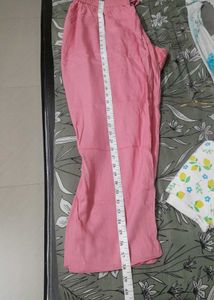 Elegant Pink Kurta Set with White Embellishments