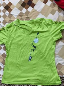 Lime Green Graphic T-Shirt