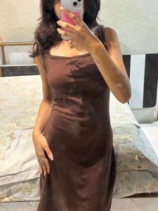 Brown Mini Dress