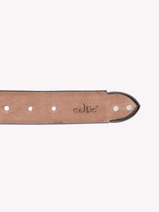 Western Style Embossed Leather Belt