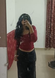 Stylish Maroon Basic Top
