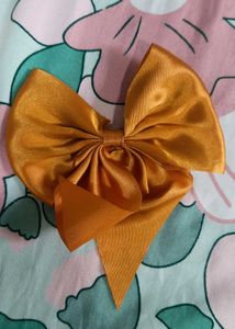 Satin Bow Hair Clips - Set of 2