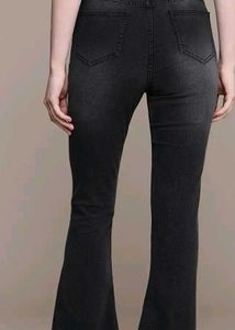 Black Flared Bootcut Jeans