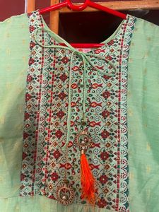 Long Frock Light green