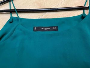 ✨ Stylish Teal Cami and Flare Jeans Set ✨